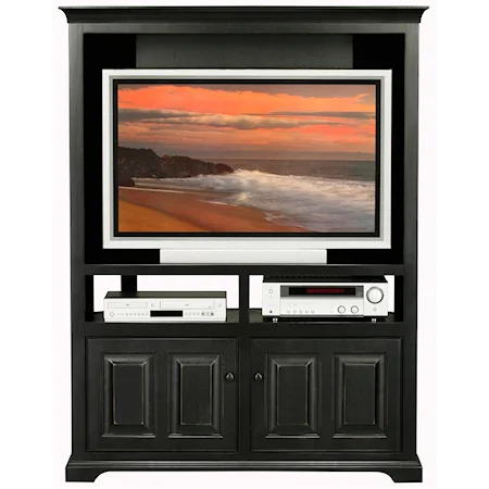 Medium Sized Corner TV Console Entertainment Center